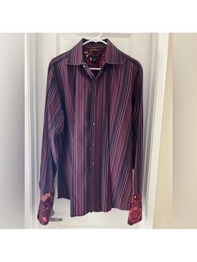 3 Banana Republic Shirt in Burgundy and Navy